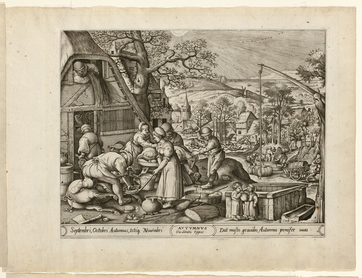 Automne, des Quatre Saisons - Pieter van der Heyden
