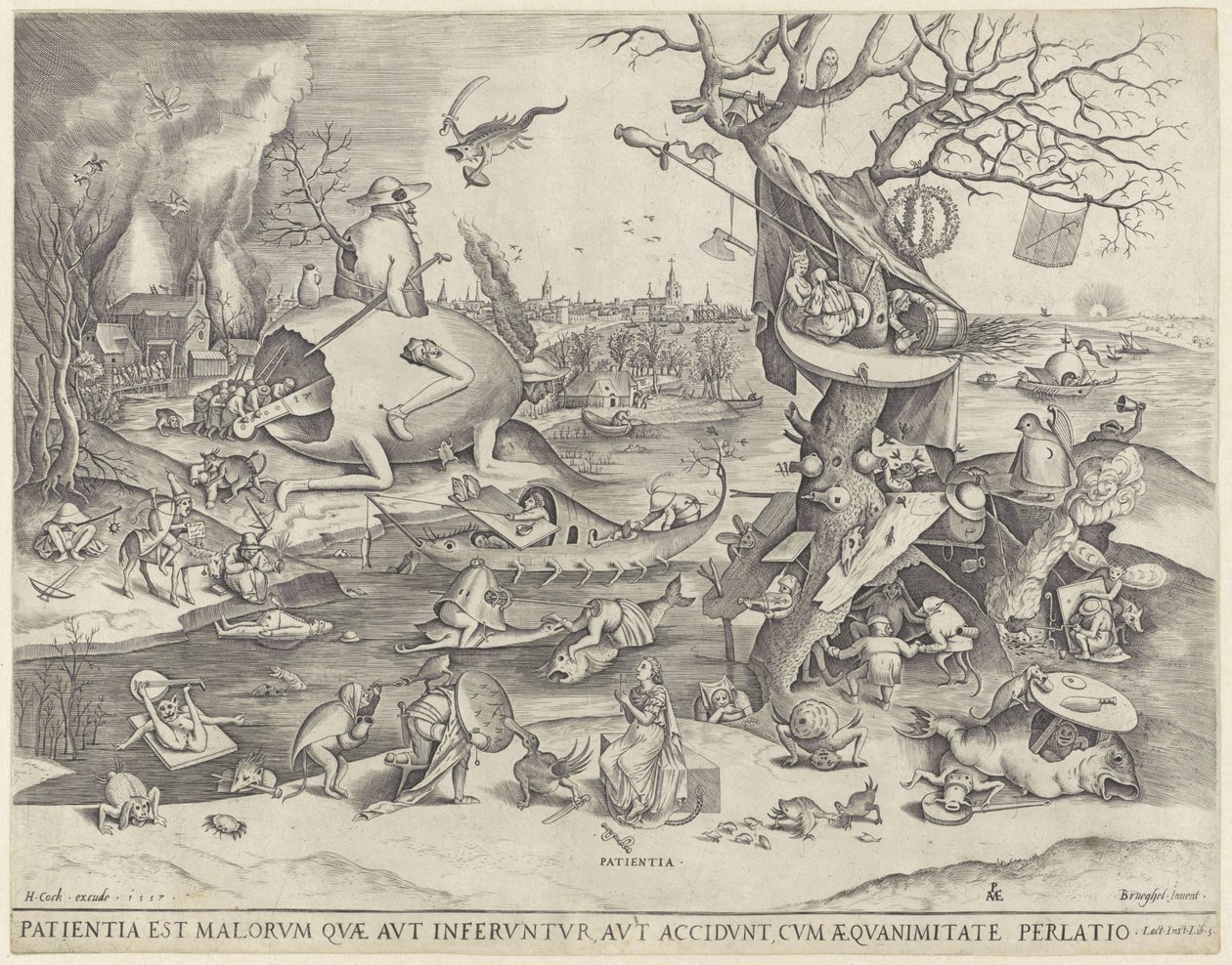 Patience (Patientia) - Pieter van der Heyden