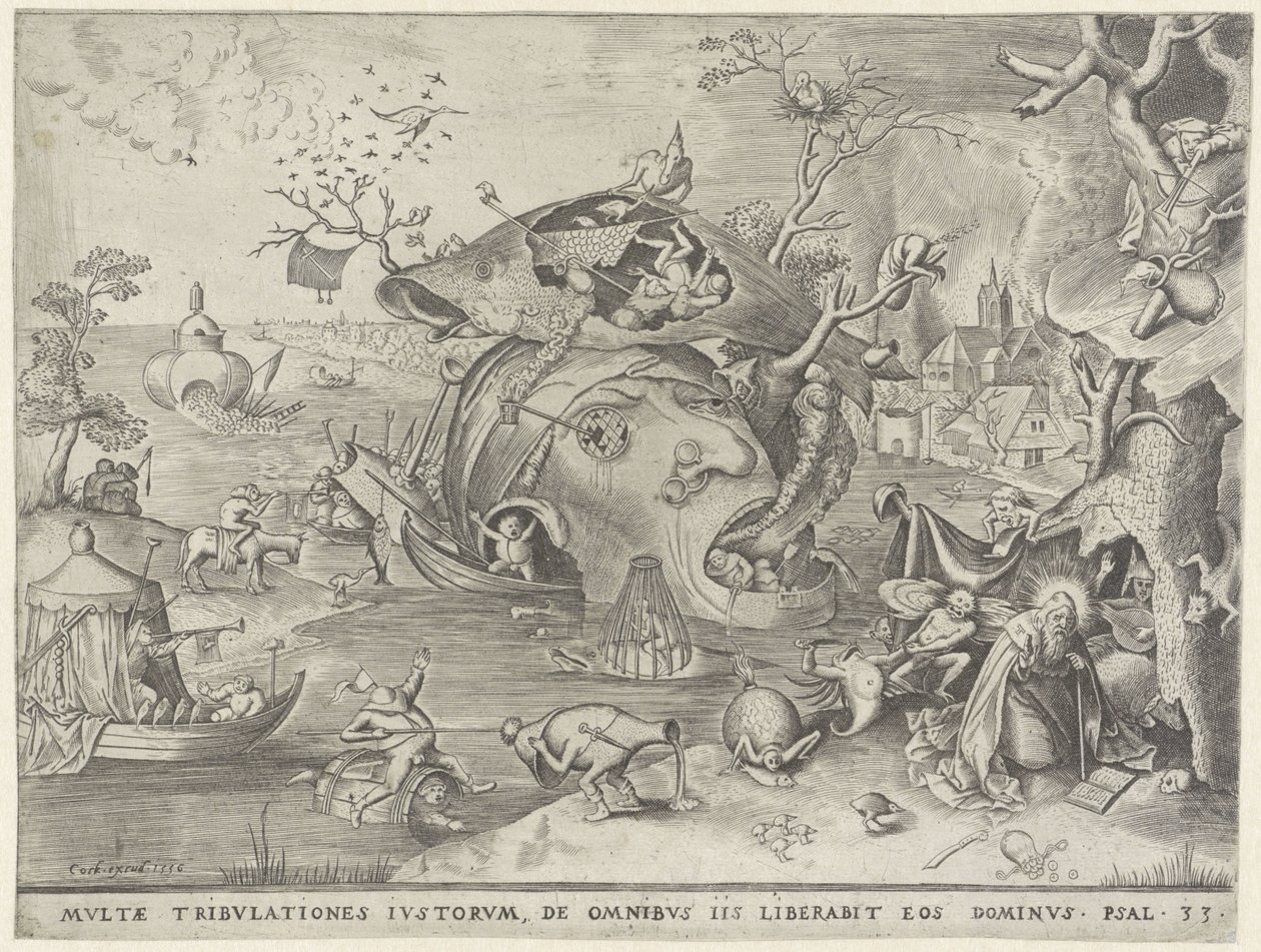 Tentations de Saint Antoine - Pieter van der Heyden
