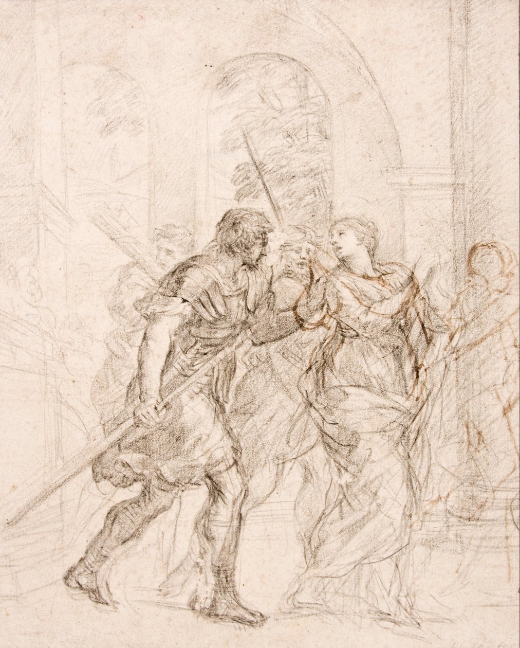 Sainte (Martina) conduite à son martyre - Pietro da Cortona