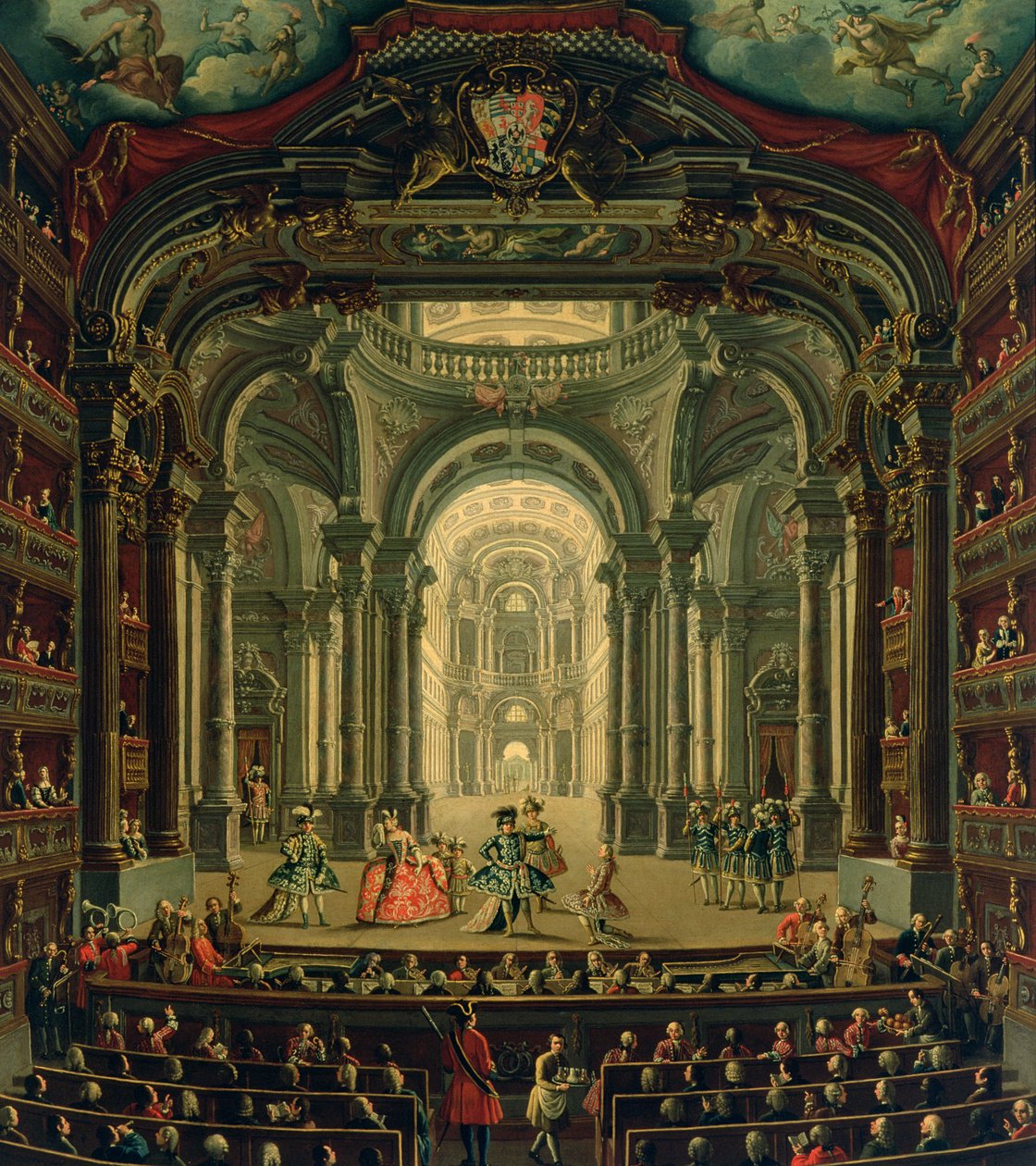Le Teatro Reale à Turin - Pietro Domenico Oliviero
