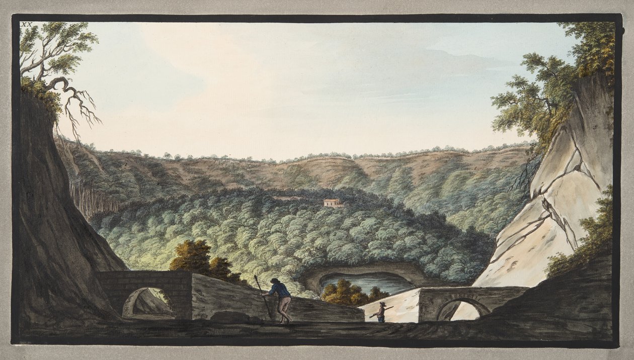 Vue dans le cratère d