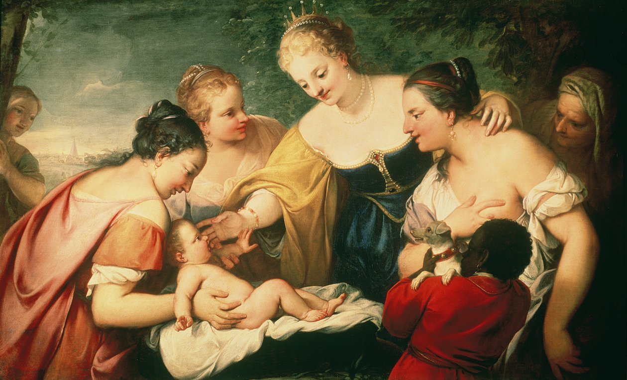 La découverte de Moïse - Pietro Liberi