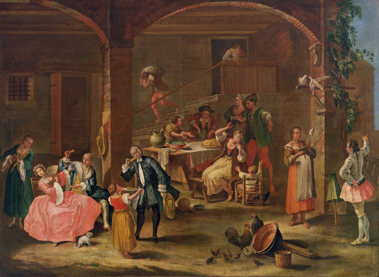 Déjeuner à la campagne - Pietro Longhi