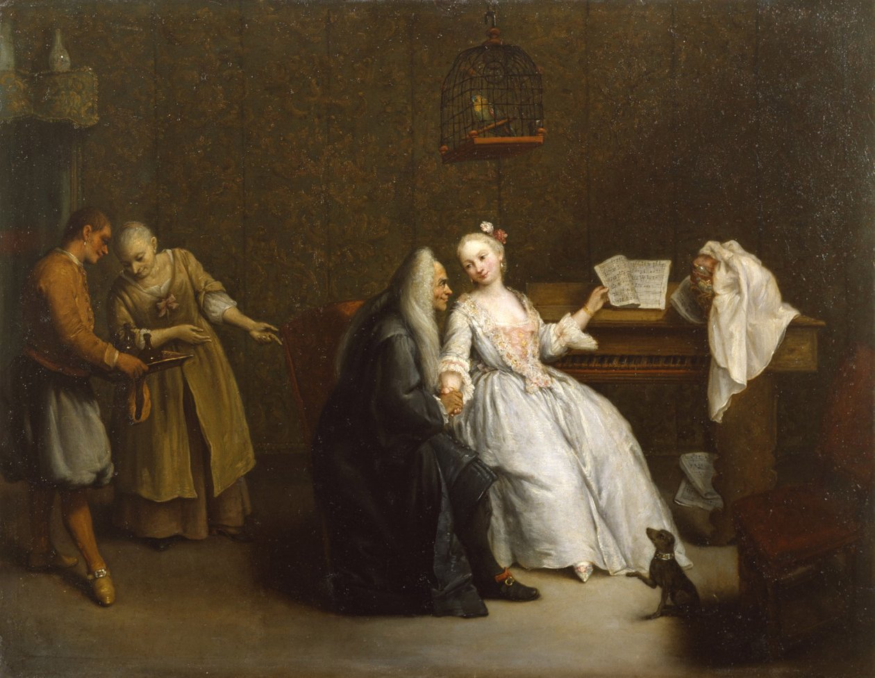 La leçon de musique, vers 1760 - Pietro Longhi