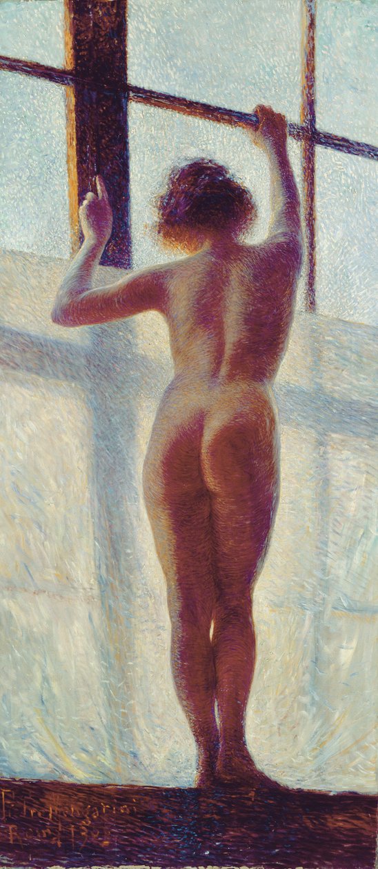 Nu à la fenêtre - Pietro Mengarini