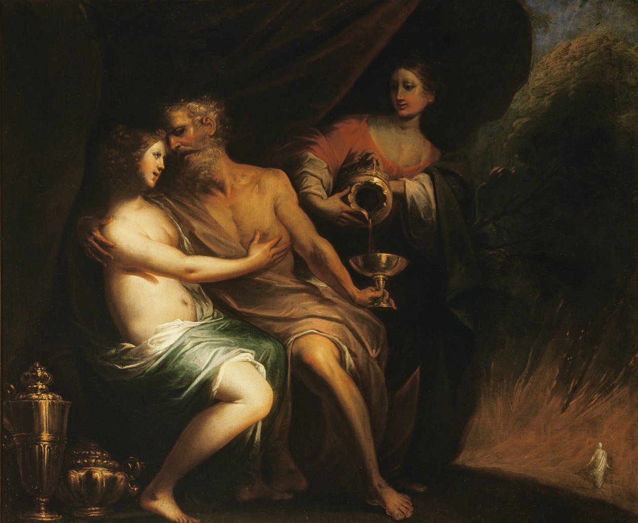 Loth et ses filles - Pietro Ricchi