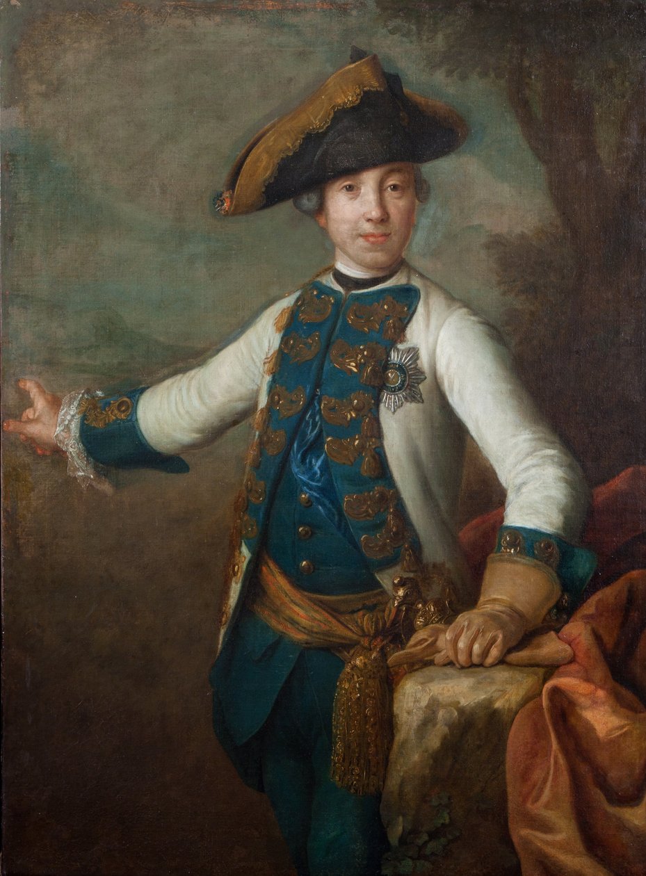 Portrait du grand-duc Pierre Fedorovitch (plus tard Pierre III de Russie) - Pietro Antonio Rotari