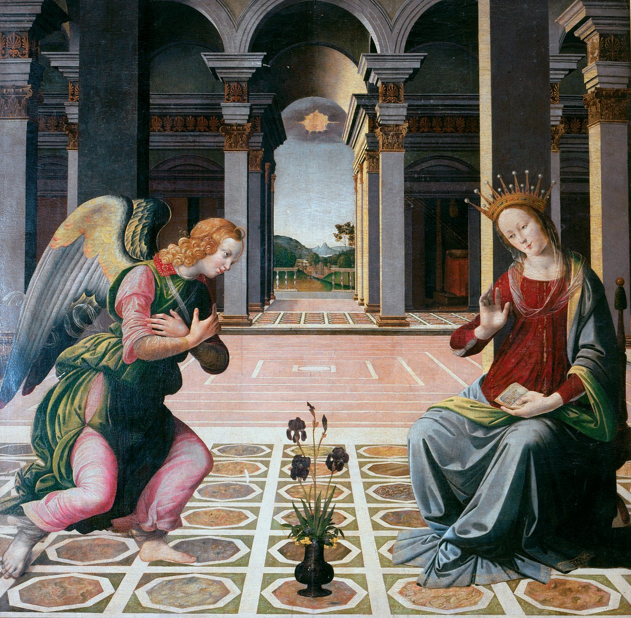 Annonciation - Pietro del Donzello