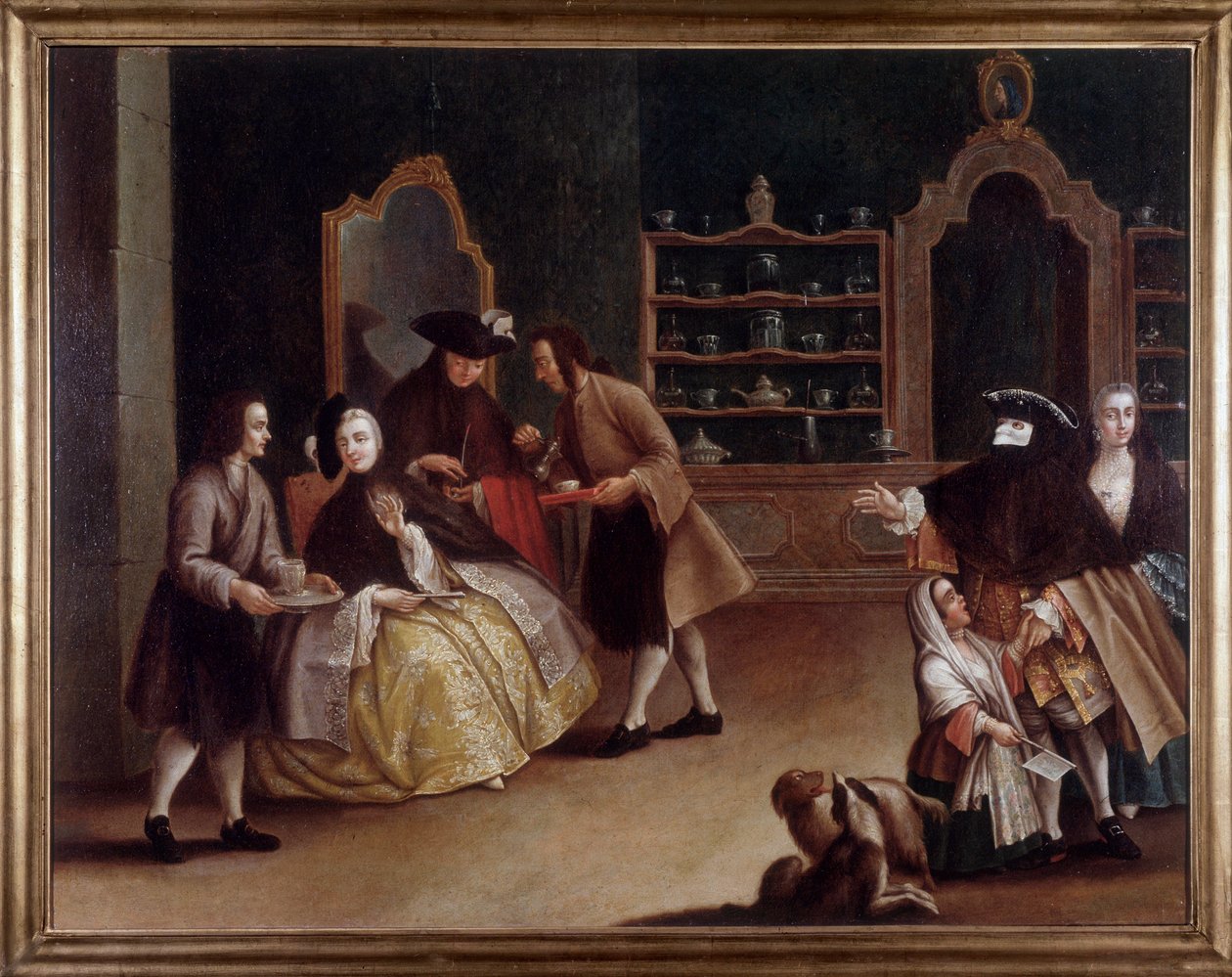 Le café - Pietro (after) Longhi