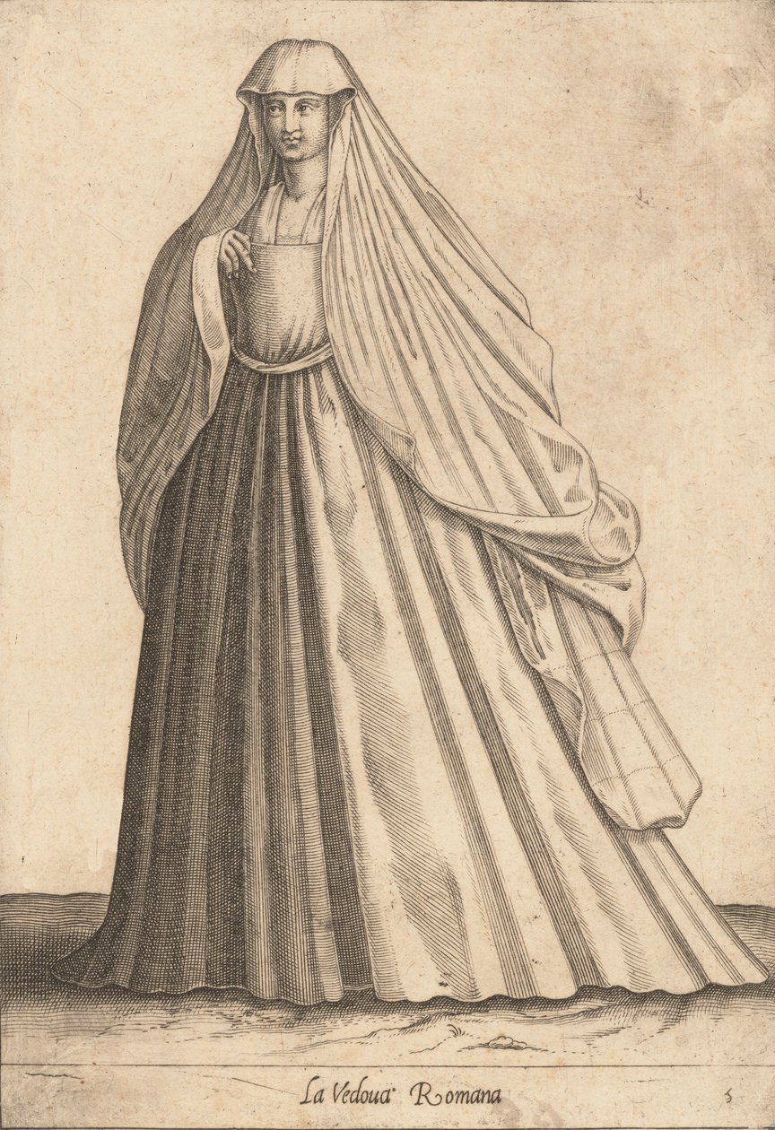 La Veuve Romaine, vers 1580 - Pietro Bertelli.