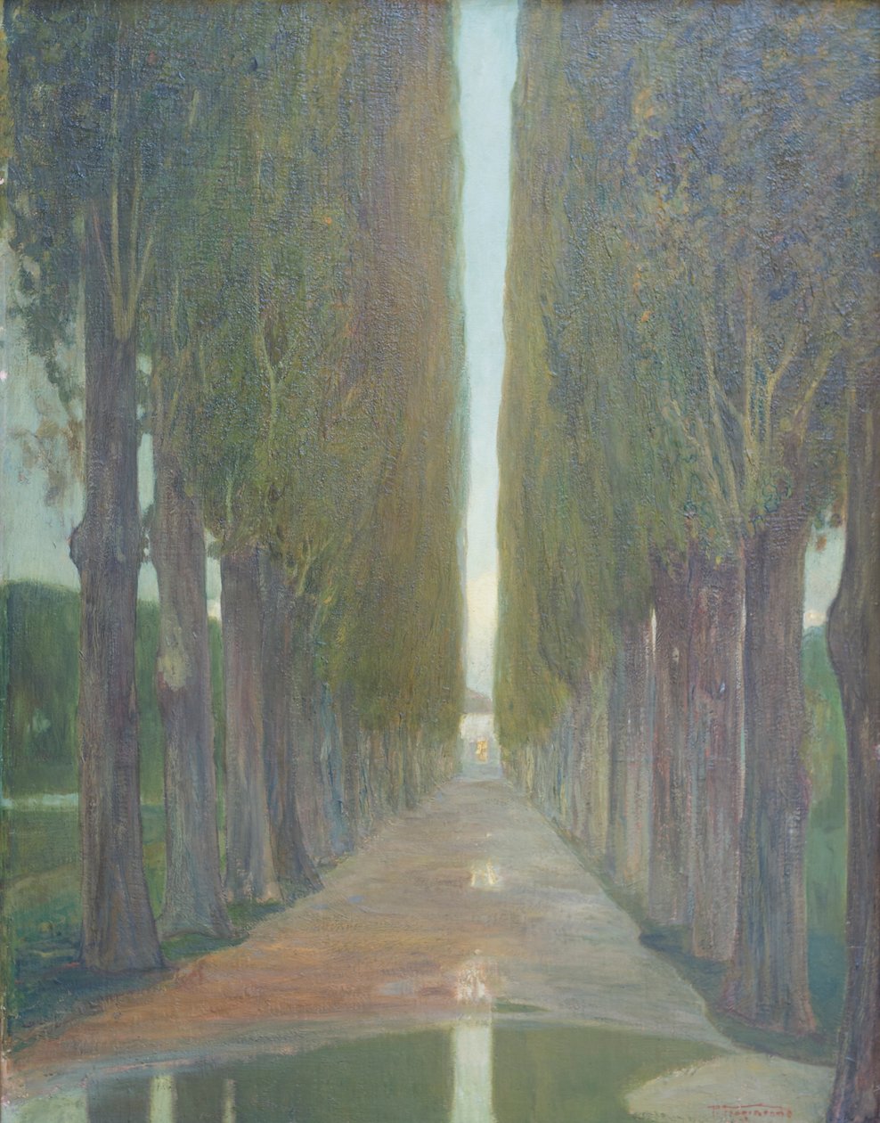 Les peupliers - Pietro Fragiacomo