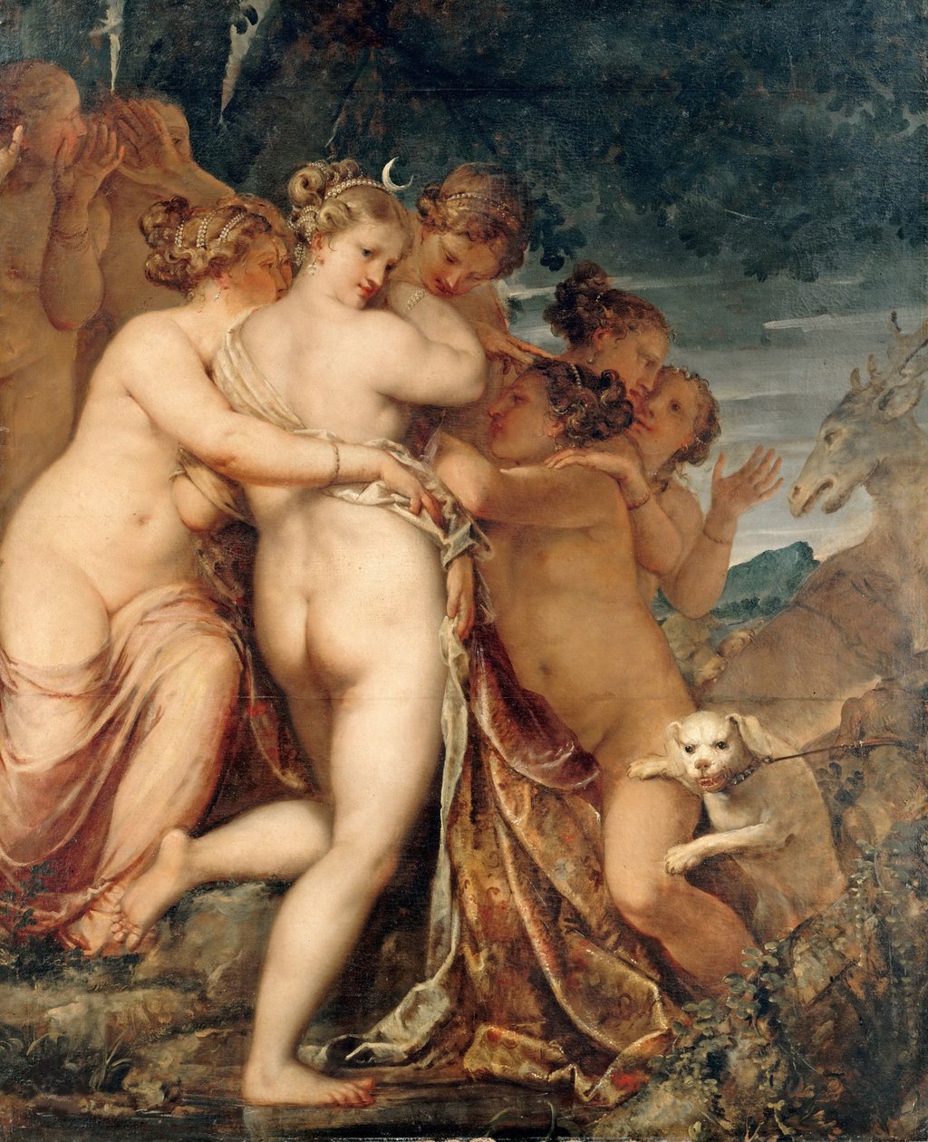Diane et Actéon, vers 1600 - Pietro Liberi