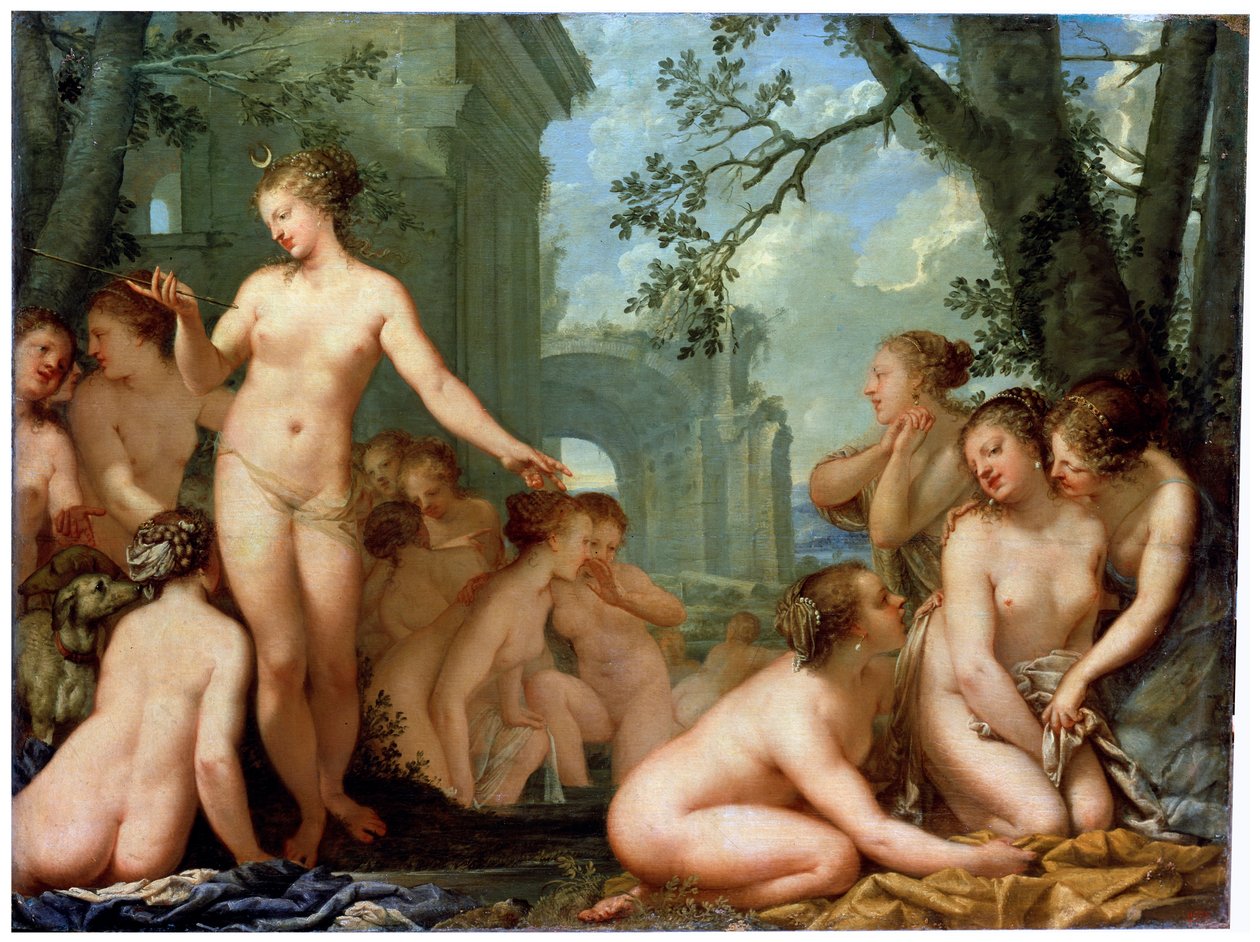 Diane et Callisto, 17e siècle - Pietro Liberi