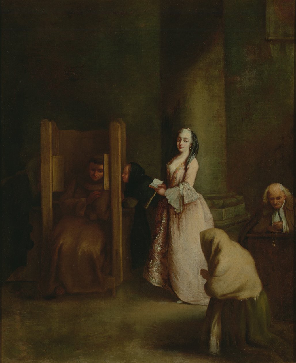 La Confession, 1750s - Pietro Longhi