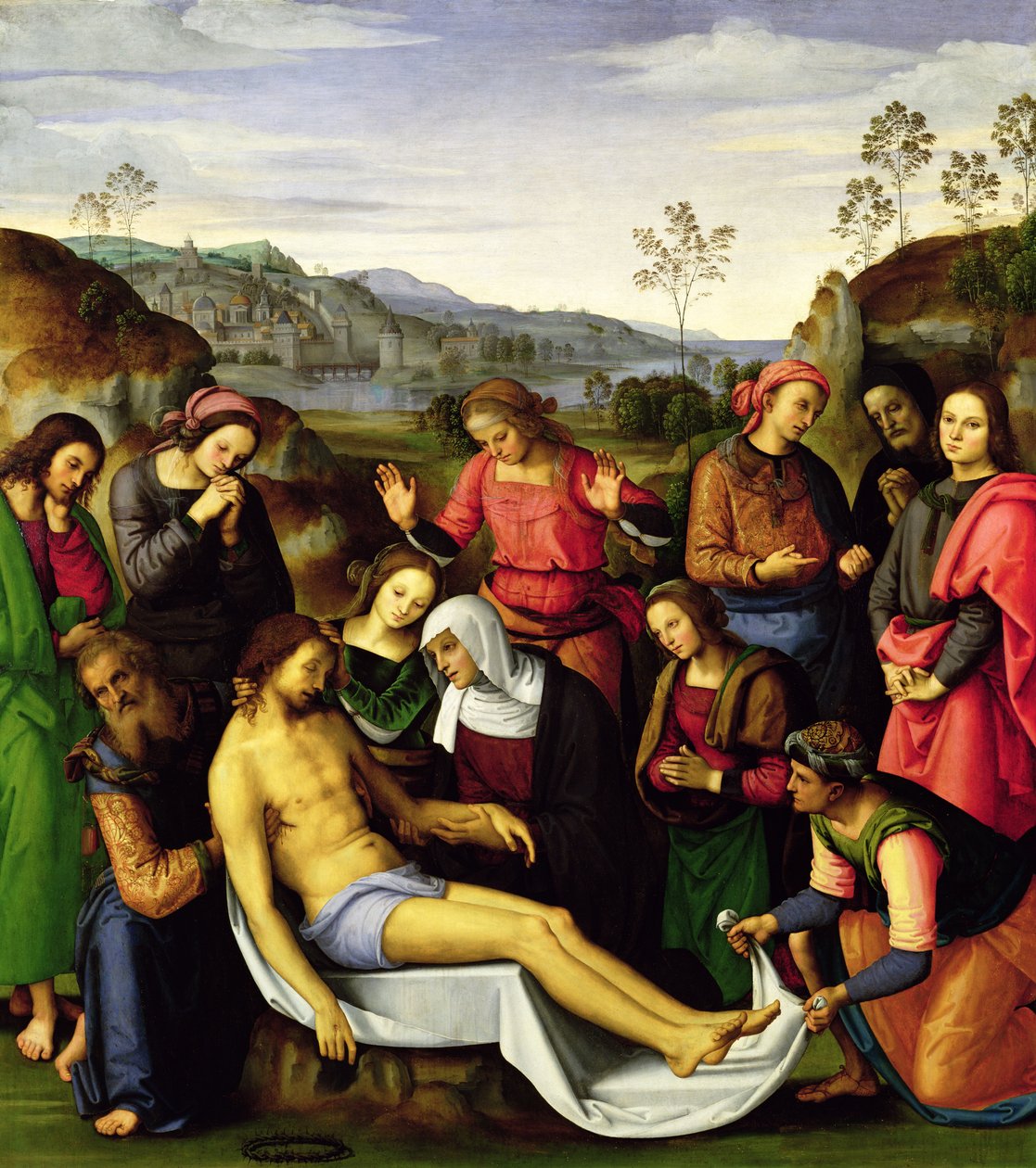 La Lamentation du Christ, 1495 - Pietro Perugino