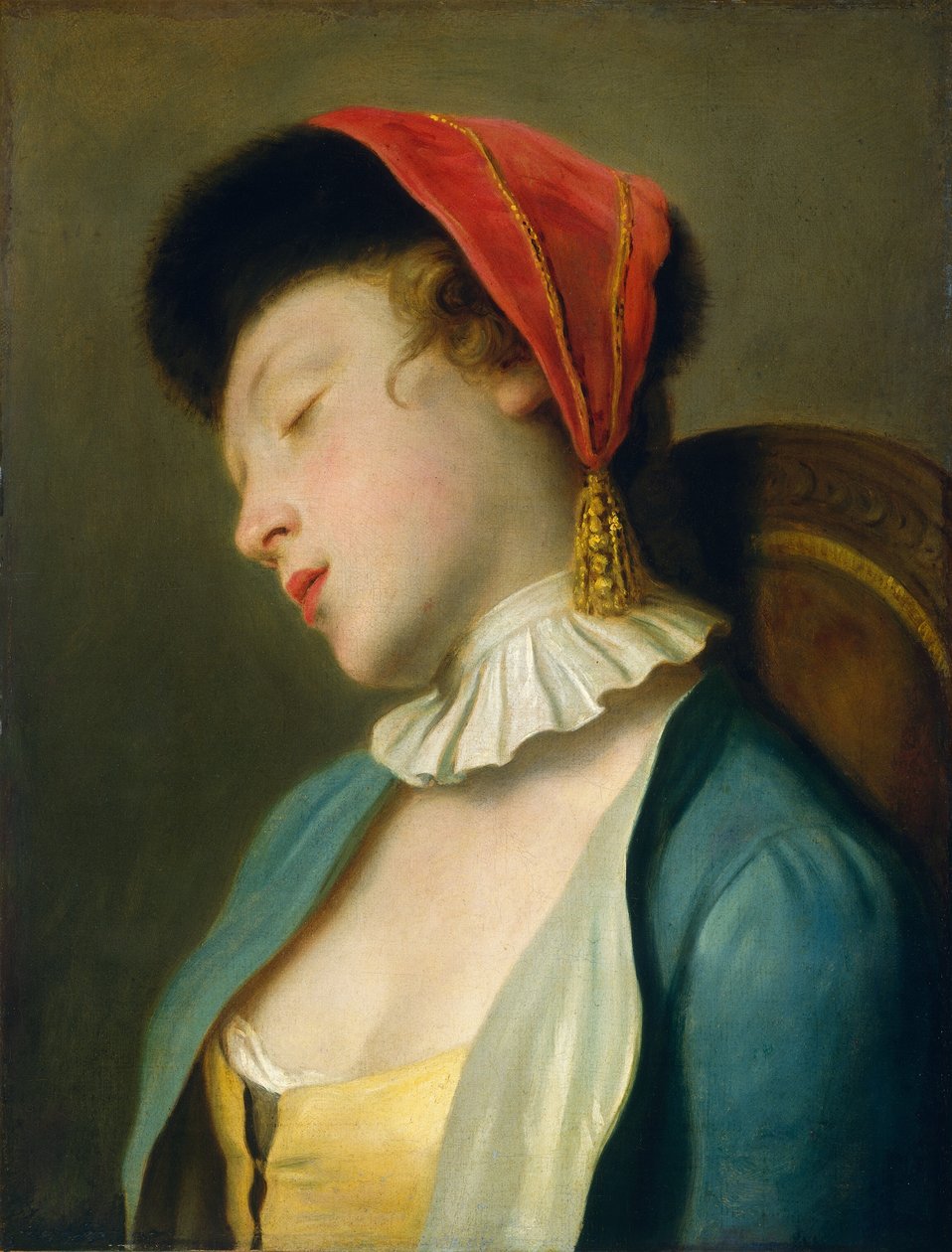 Une fille endormie - Pietro Antonio Rotari