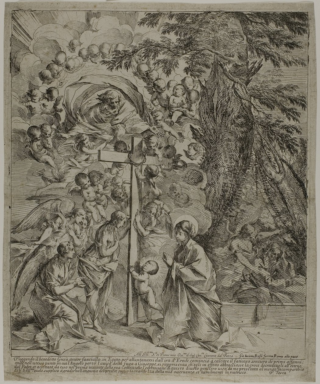 Le rêve de Saint Joseph - Pietro Testa