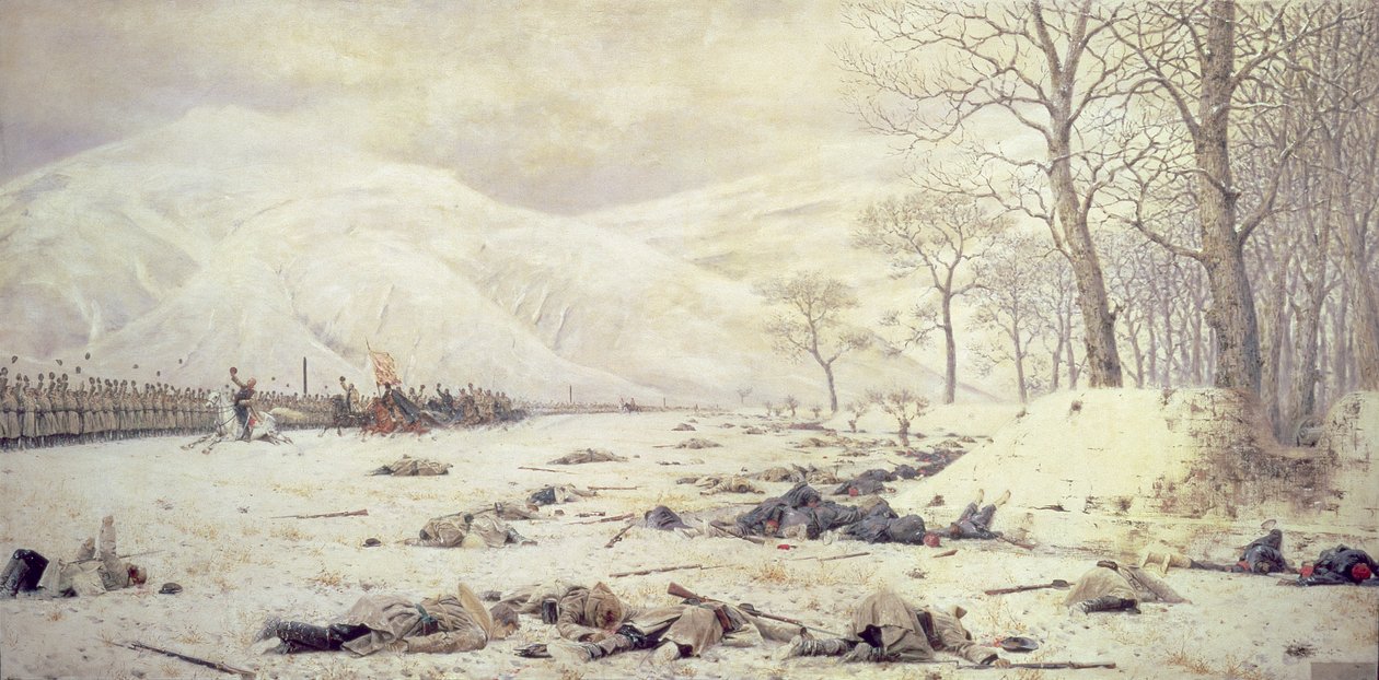 Général Skobelev (1843-82) à Shipka, Guerre russo-turque de 1877-78, 1878 - Piotr Petrovitch Weretshchagin