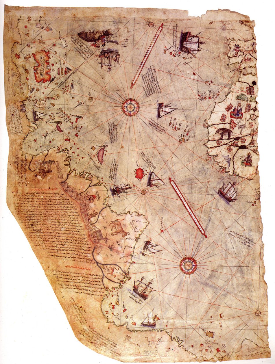 La carte du monde de Piri Reis, 1513 - Piri Reis