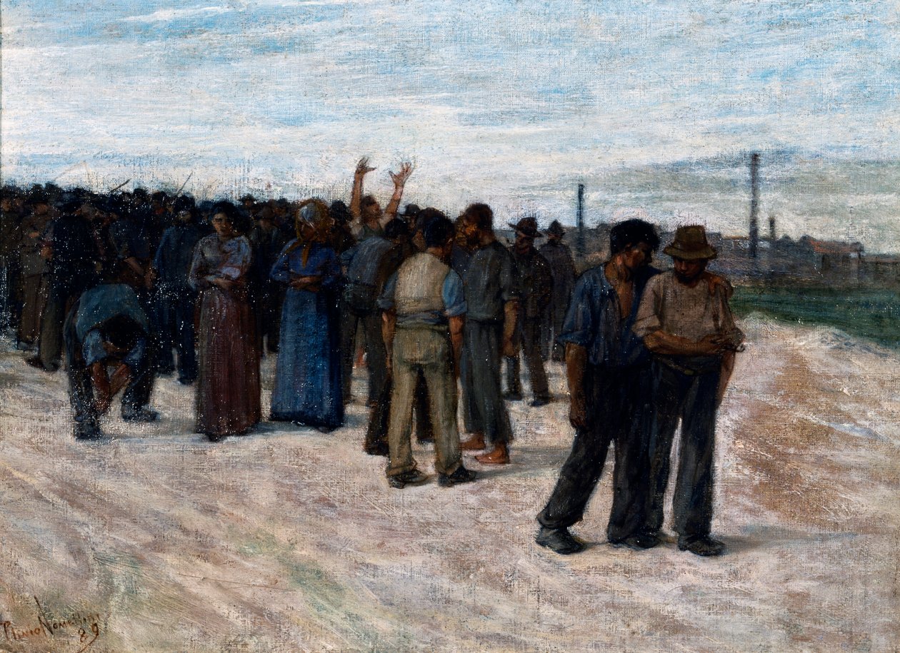 La Grève - Plinio Nomellini