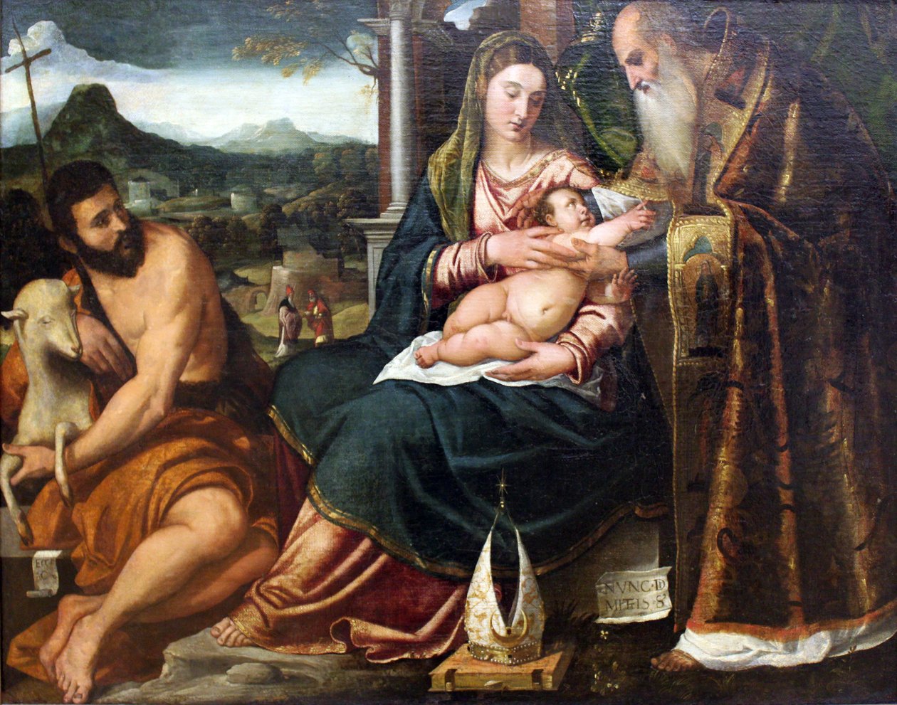 Conversation sacrée - Polidoro da Lanciano