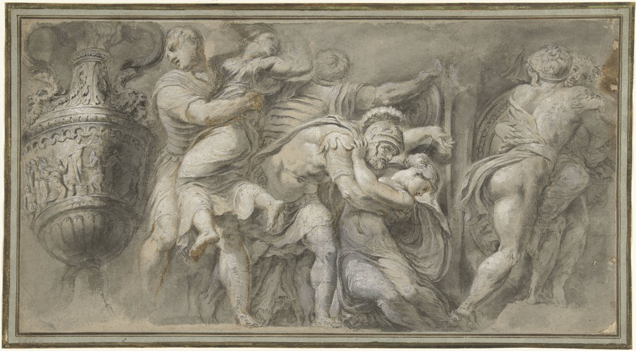 Enlèvement des Sabines - Polidoro da Caravaggio