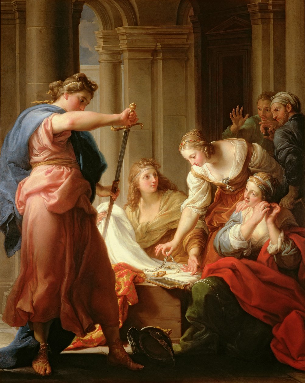 Achille à la cour du roi Lycomède avec ses filles, 1746 - Pompeo Girolamo Batoni