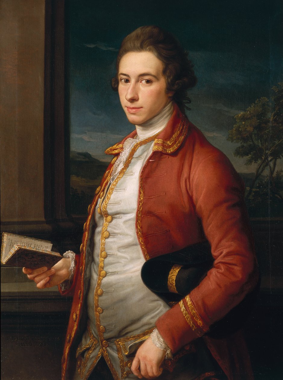 Sir William FitzHerbert (1748-91), gentilhomme huissier du roi George III, 1768 - Pompeo Girolamo Batoni
