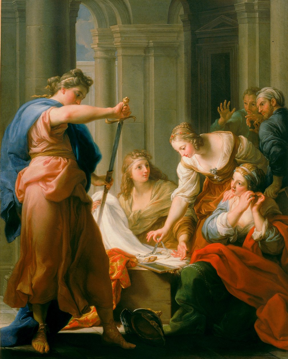 Achille à la cour de Lycomède - Pompeo Girolamo Batoni