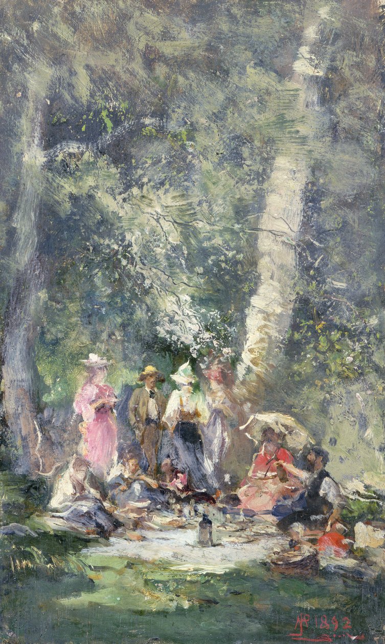 Le pique-nique - Pompeo Mariani