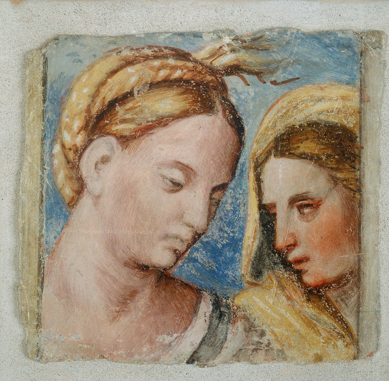 Deux têtes féminines - Pomponio Amalteo