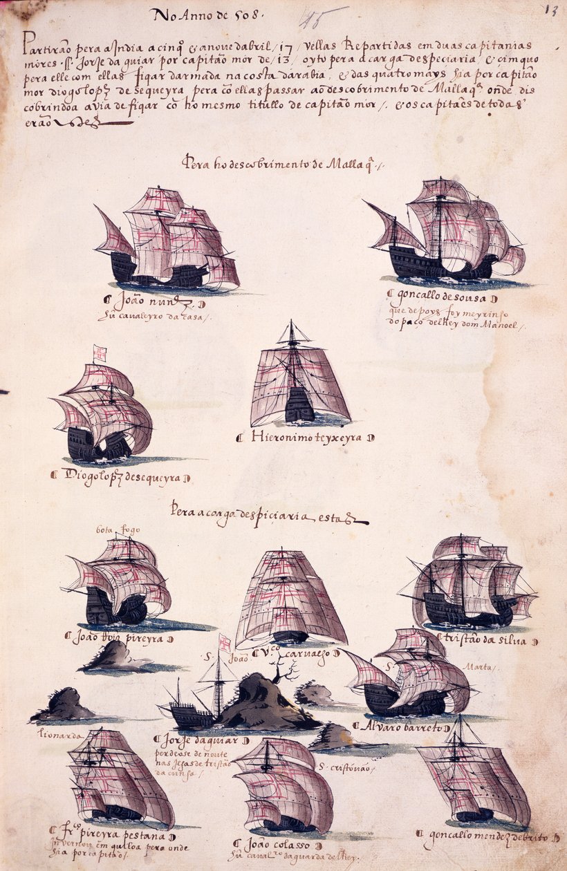 Nouvelle expédition en Inde en 1508, de 