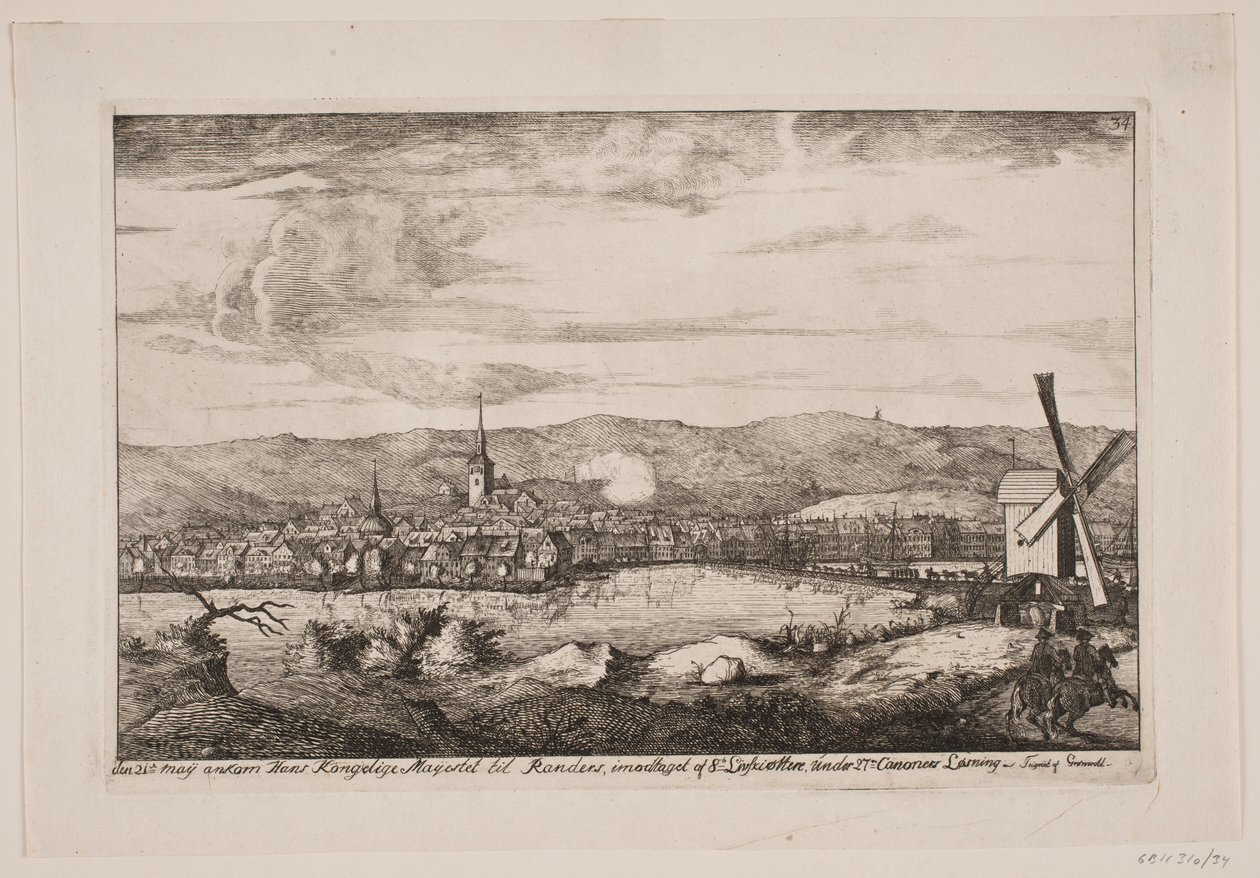 Entrée de Frederik V à Randers - Poul Isac Grønvold