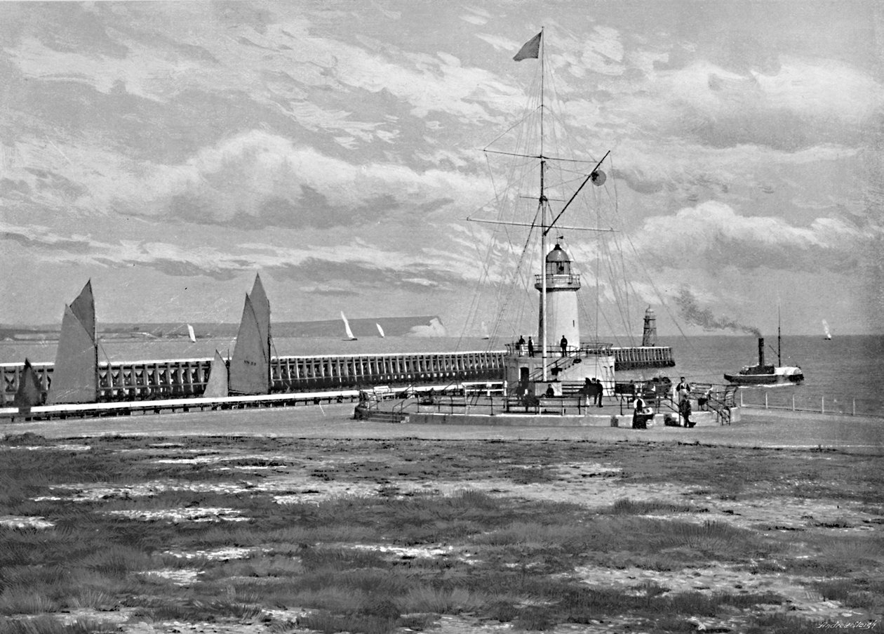 Station de signalisation, Newhaven, vers 1896 - Poulton and Co