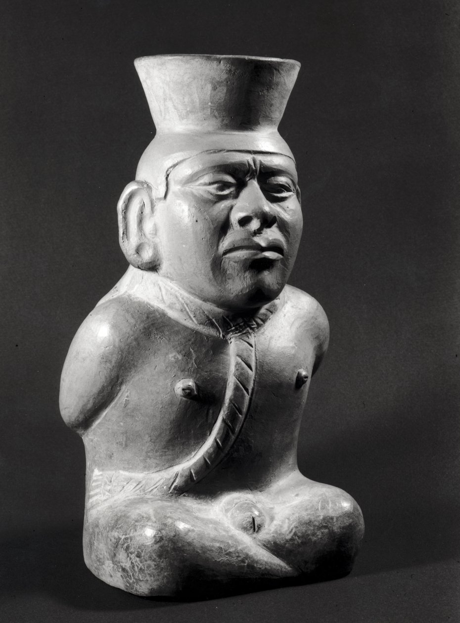 Pot en forme de prisonnier, Mochica (200-800 AD) - Pre Columbian