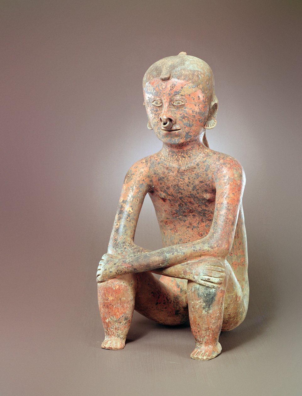 Figure assise, culture Chinesco - Pre Columbian