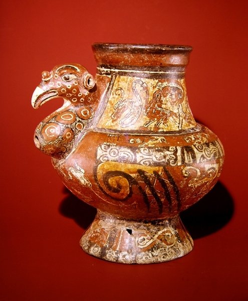 Vase effigie représentant une dinde, de Nacasola, péninsule de Nicoya - Pre Columbian Pre Columbian