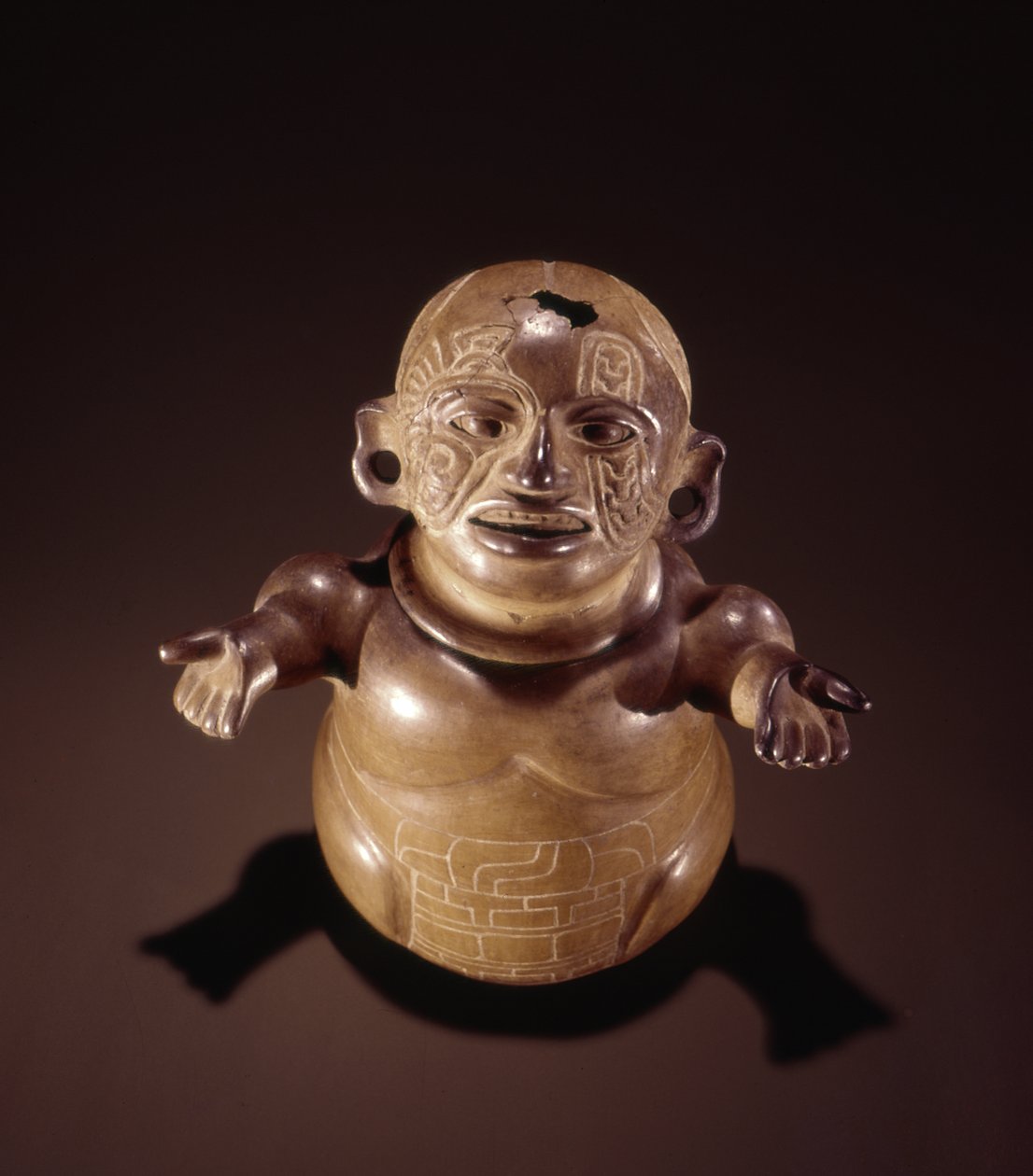 Vase effigie avec couvercle, culture Teotihuacan - Pre Columbian Pre Columbian