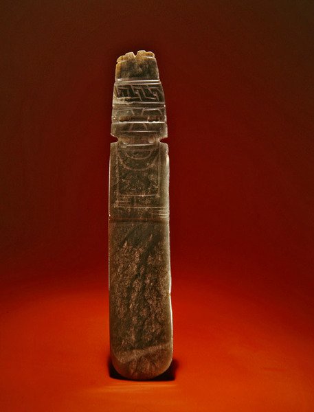 Dieu hache olmecoïde, de Guacimo, région de Linea Vieja - Pre Columbian Pre Columbian