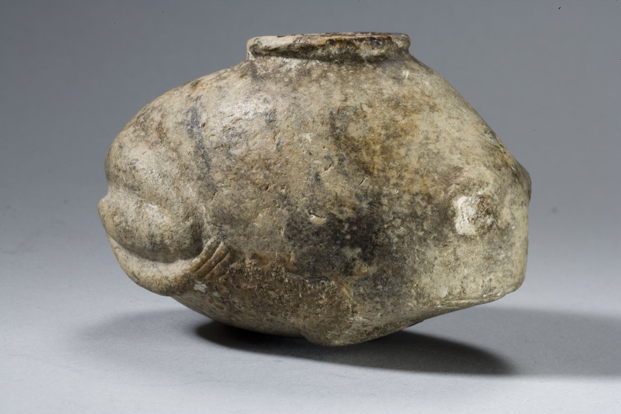 Vase grenouille (pierre avec traces d
