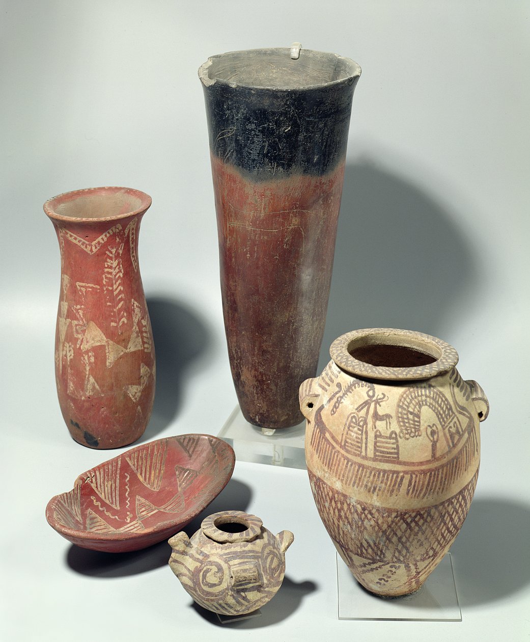 Sélection de vases, période Naqada III, 4000-3100 av. J.-C. - Predynastic Period Egyptian