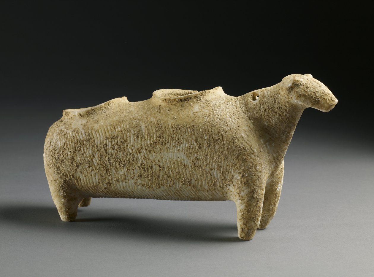 Vase en forme de mouton, début des Cyclades, vers 2500 av. J.-C. - Prehistoric