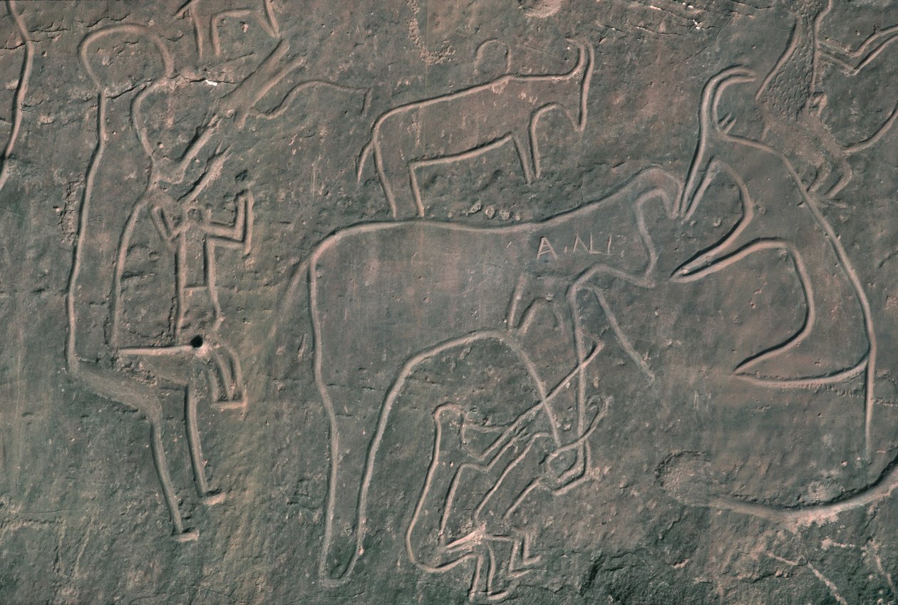 Figures humaines et animaux - Prehistoric