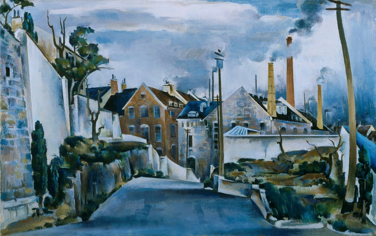 Rue à Québec - William Preston Dickinson