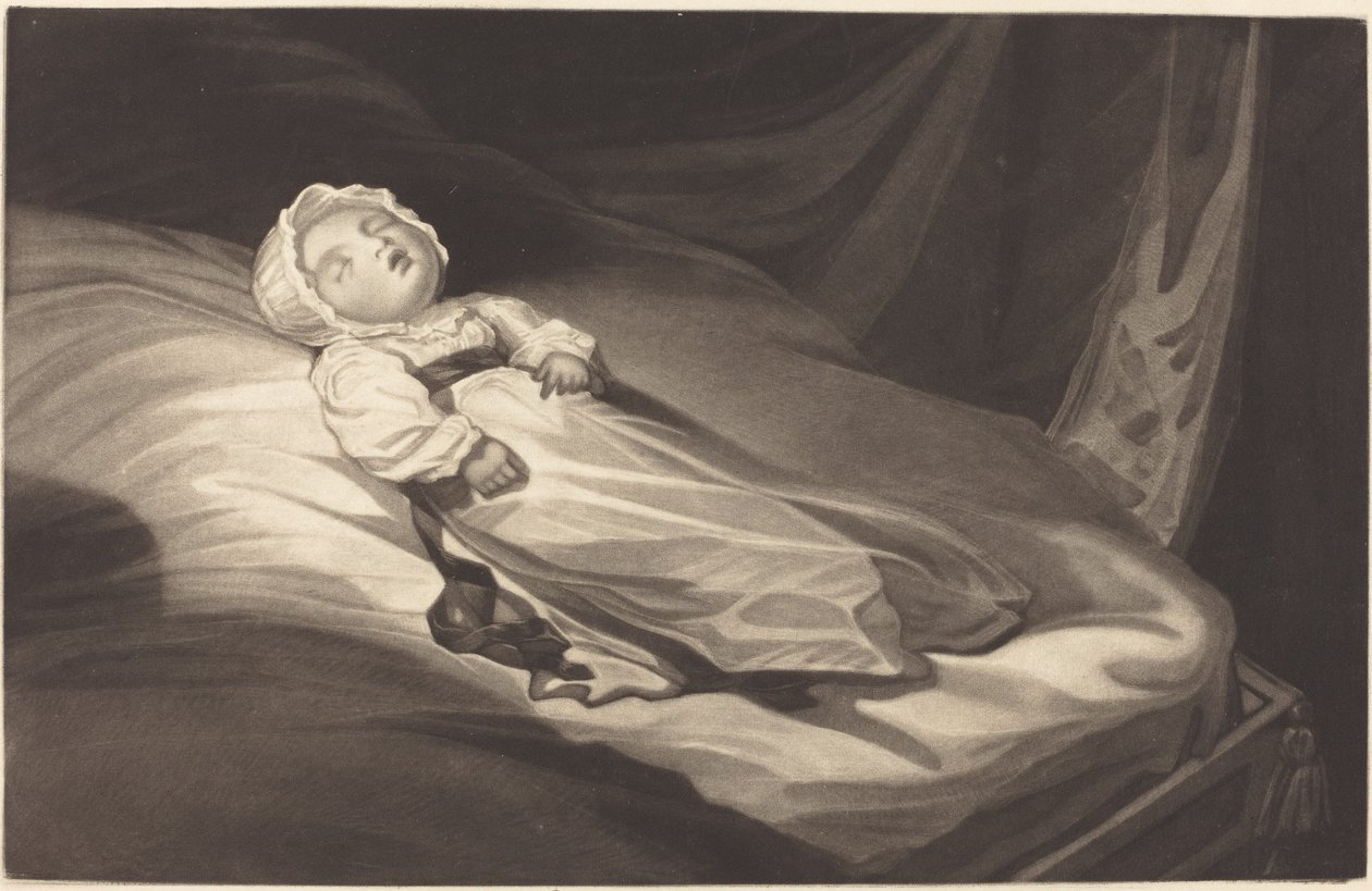 Nourrisson endormi - Probably British 19th Century