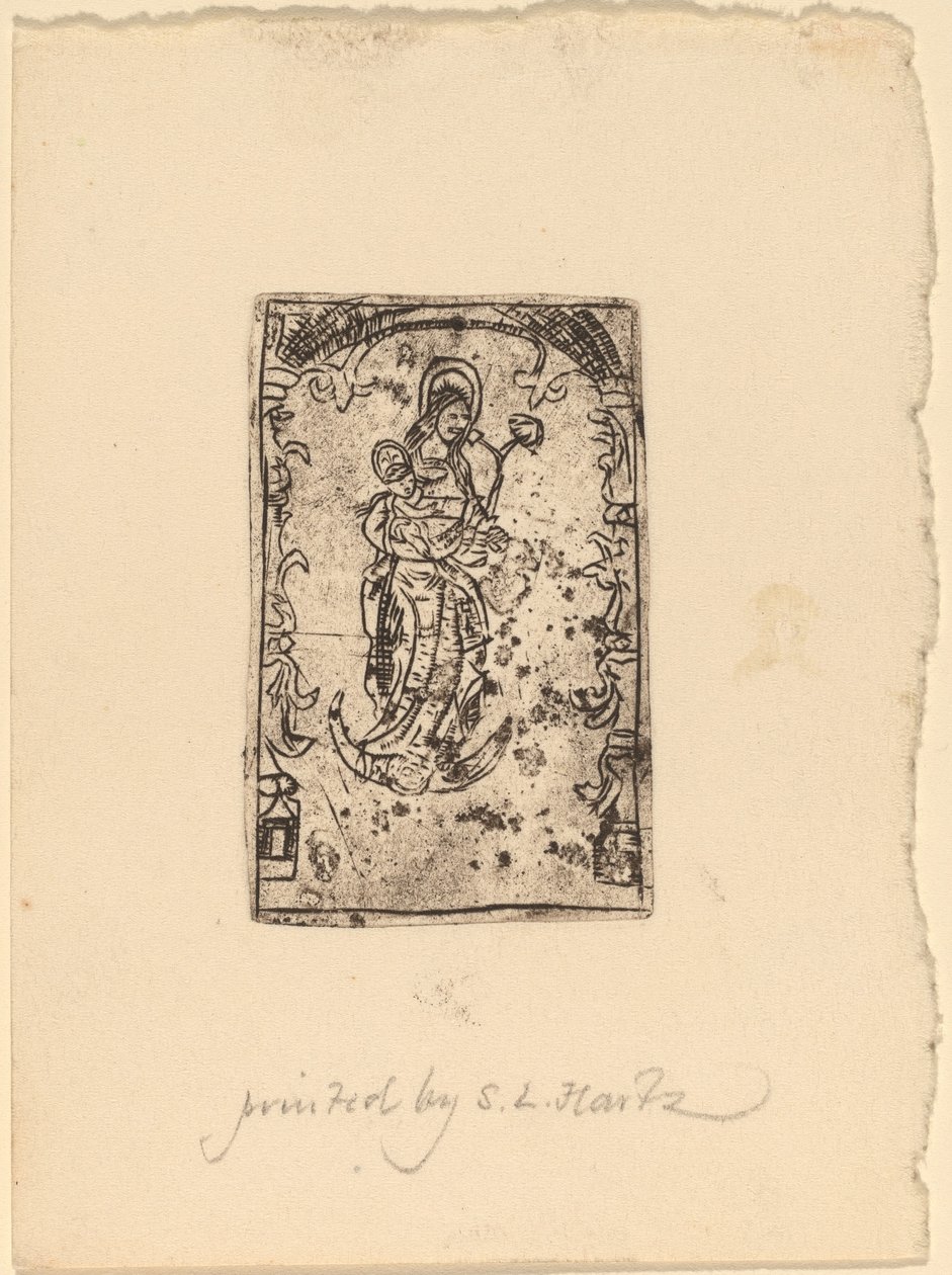 Madone et Enfant - Probably Netherlandish 15th Century