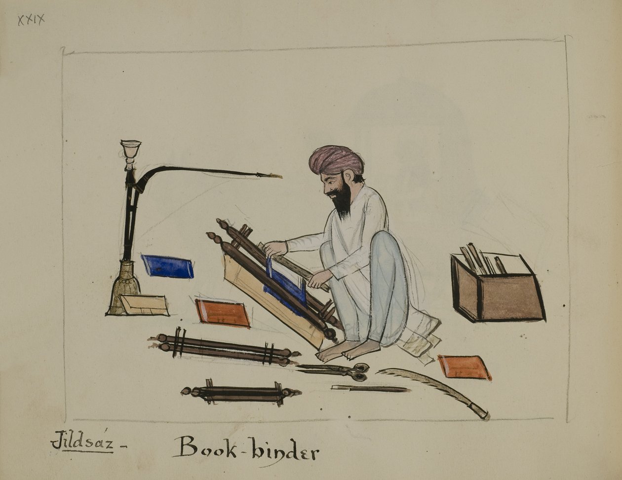 Un relieur - Punjabi School