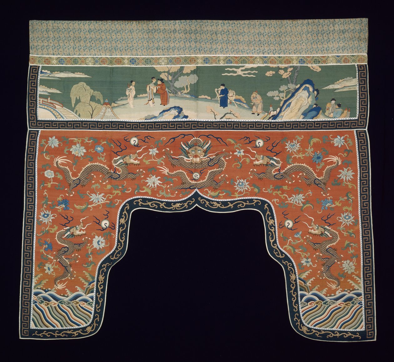 Valance, 1799 - Qing Dynasty Chinese School
