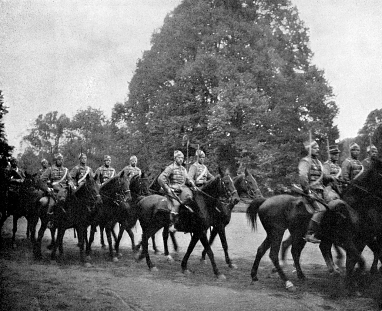 Hussards danois à Bernsdorff, 1908 - Queen Alexandra